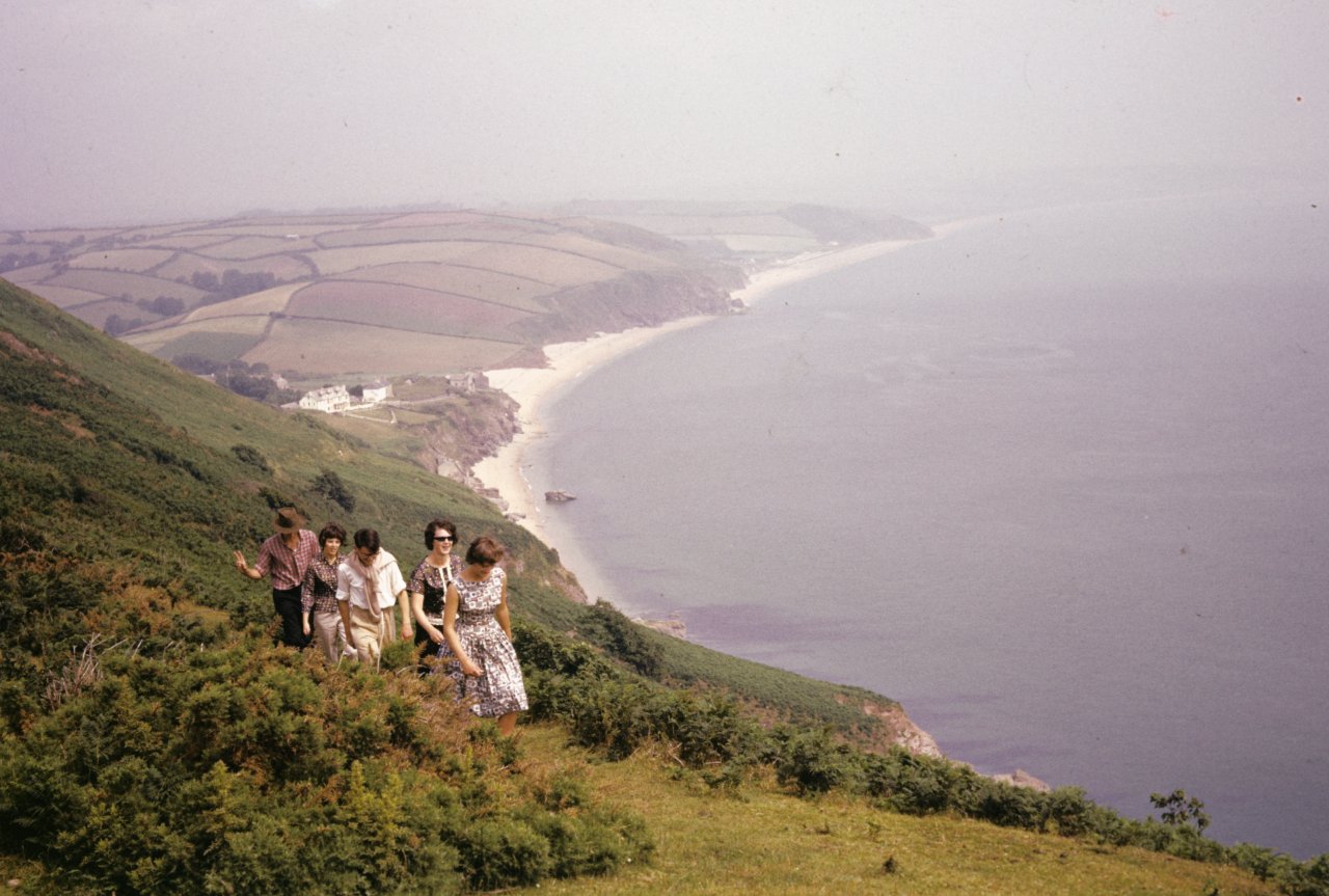 194 Adrians high school friends on summer walk 1963-64-s